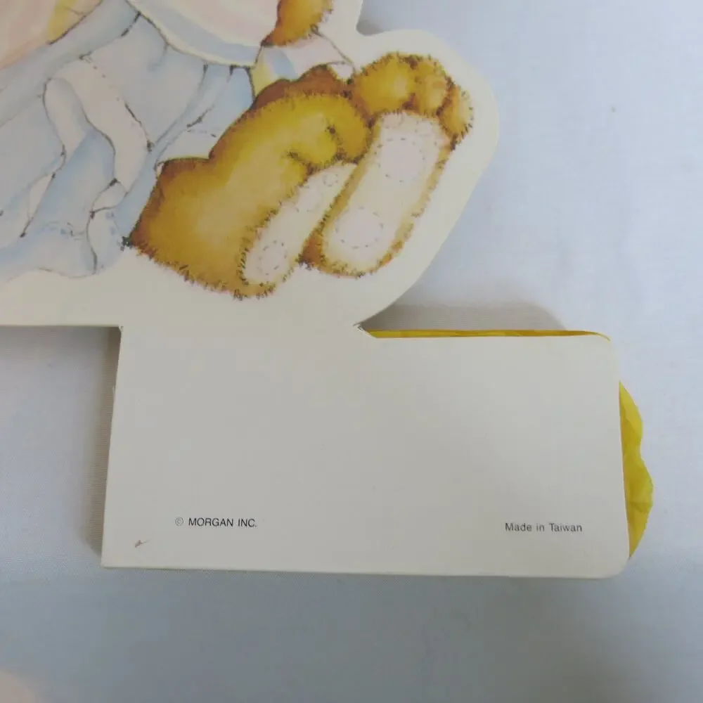 Vintage Teddy Beddy Bear Table Decoration Birthday Shower Honeycomb 80's Morgan
